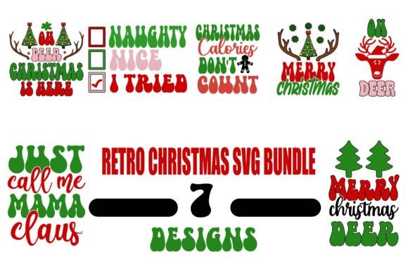 Download Retro Christmas SVG Bundle - Premium Resources